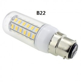 7W E14 / G9 / GU10 / E12 / B22 LED Corn Lights T 48 SMD 5730 600 lm Warm White AC 220-240 V