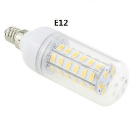 7W E14 / G9 / GU10 / E12 / B22 LED Corn Lights T 48 SMD 5730 600 lm Warm White AC 220-240 V