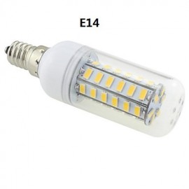 7W E14 / G9 / GU10 / E12 / B22 LED Corn Lights T 48 SMD 5730 600 lm Warm White AC 220-240 V