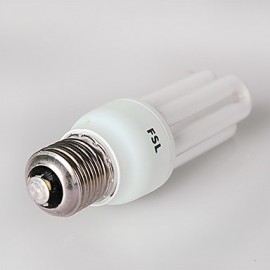 5 pcs E26/E27 T3 3U 11W 580LM 6500K Cool White Light CFL Bulbs (AC220V)