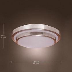 Max 18W Modern/Contemporary Bulb Included Electroplated Flush Mount Living Room / Bedroom / Dining Room / Kitchen