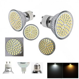 10PCS GU10/E27/MR16 60SMD 3528 2835 LED Warm White /White Spot Light Bulb Lamp 3W Energy Saving