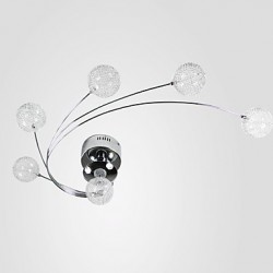 Ceiling Light Modern Living Bulbs Included 6 Lights