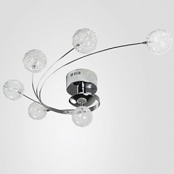 Ceiling Light Modern Living Bulbs Included 6 Lights