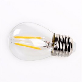 6 pcs- 2W E26/E27 LED Filament Bulbs G45 2 COB 200 lm Warm White Decorative 220V-240V