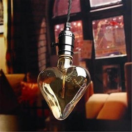 E27 40W Edison Light Bulb Star&Heart Filament Lamp Decorative incandescent bulb (AC220-240V)