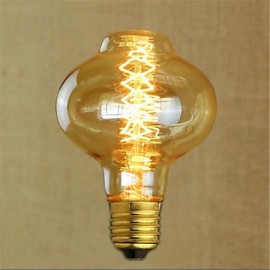 E27 AC220-240V D80 40W Warm Yellow Lanterns Around The Wire Back To The Decorative Lamp 1pcs