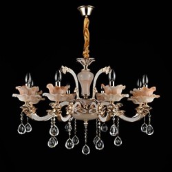 Modern/Contemporary Traditional/Classic Zinc Alloy Feature for Crystal Mini Style MetalLiving Room Dining Room Study Pendant Light