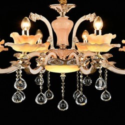 Modern/Contemporary Traditional/Classic Zinc Alloy Feature for Crystal Mini Style MetalLiving Room Dining Room Study Pendant Light