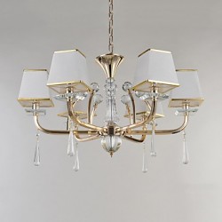 Chandelier Modern/Contemporary Electroplated Feature for Crystal Metal Living Room Bedroom /Office