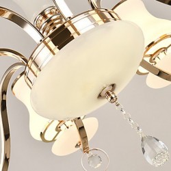 Chandelier Modern/Contemporary Electroplated Feature for Crystal Metal Living Room Bedroom /Office