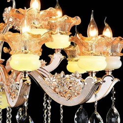 Traditional/Classic Electroplated Feature for Crystal Mini Style MetalLiving Room Bedroom Dining Room Study Room/Office Chandelier