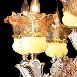 Traditional/Classic Electroplated Feature for Crystal Mini Style MetalLiving Room Bedroom Dining Room Study Room/Office Chandelier