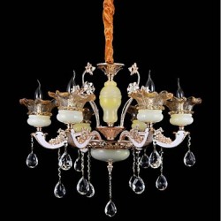 Traditional/Classic Electroplated Feature for Crystal Mini Style MetalLiving Room Bedroom Dining Room Study Room/Office Chandelier