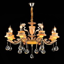 Modern/Contemporary Traditional/Classic Zinc Alloy Feature for Crystal Mini Style MetalLiving Room Dining Room Study Pendant Light