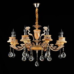 Modern/Contemporary Traditional/Classic Zinc Alloy Feature for Crystal Mini Style MetalLiving Room Dining Room Study Pendant Light