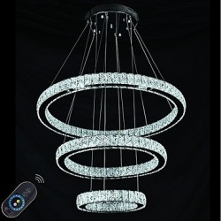 Dimmable LED Lighting Indoor Modern Ceiling Pendant Light Chandeliers Lighting Fixtures with Remote Control