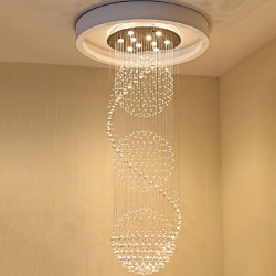 Modern Crystal Ceiling Chandeliers Indoor Pendant Light Hanging Lights Lamp Lighting Fixtures