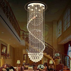 Modern Crystal Ceiling Chandeliers Indoor Pendant Light Hanging Lights Lamp Lighting Fixtures