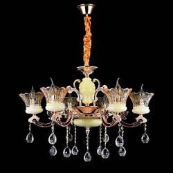 Modern/Contemporary Traditional/Classic Zinc Alloy Feature for Crystal Mini Style MetalLiving Room Dining Room Study Pendant Light