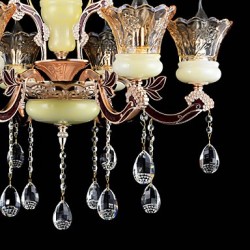 Modern/Contemporary Traditional/Classic Zinc Alloy Feature for Crystal Mini Style MetalLiving Room Dining Room Study Pendant Light