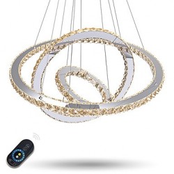 Dimmable LED Lighting Indoor Modern Ceiling Pendant Light Chandeliers Lighting Fixtures with Remote Control