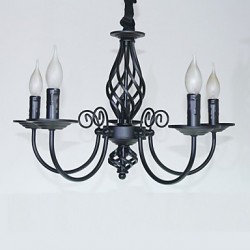 Modern/Contemporary Traditional/Classic Vintage Retro Others Feature for Mini Style Candle Style MetalLiving Room Bedroom Chandelier