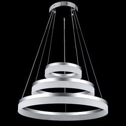 Round LED Chandelier Lights Lighting Modern Acrylic Lamps Luxurious Three Rings Ceiling Light Fixtures 204060