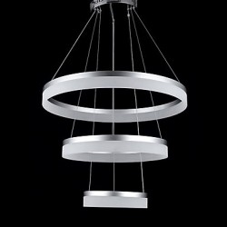 Round LED Chandelier Lights Lighting Modern Acrylic Lamps Luxurious Three Rings Ceiling Light Fixtures 204060