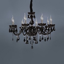 Modern/Contemporary Electroplated Feature for Crystal Glass Living Room Chandelier