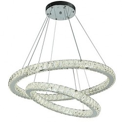 Dimmable Round Ring LED Ceiling Pendant Light LED Lighting Modern Chandeliers Indoor Home Lamp with Remote Control