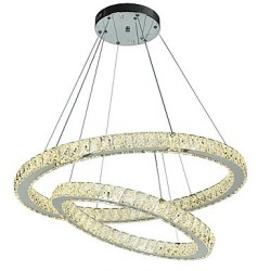 Dimmable Round Ring LED Ceiling Pendant Light LED Lighting Modern Chandeliers Indoor Home Lamp with Remote Control