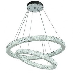 Dimmable Round Ring LED Ceiling Pendant Light LED Lighting Modern Chandeliers Indoor Home Lamp with Remote Control