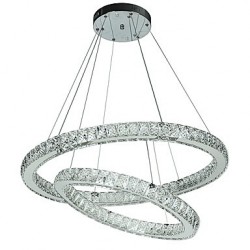 Dimmable Round Ring LED Ceiling Pendant Light LED Lighting Modern Chandeliers Indoor Home Lamp with Remote Control