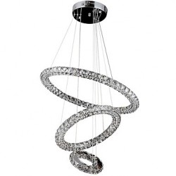 Dimmable Modern Chandelier LED Lighting Indoor Modern Ceiling Pendant Lights Chandeliers Fixtures with Remote Control