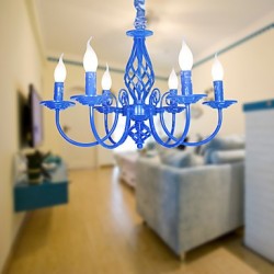 Traditional/Classic Others Feature for Candle Style Metal Living Room Bedroom Dining Room Study Room/Office Kids Room Chandelier