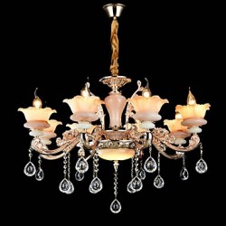 Modern/Contemporary Traditional/Classic Zinc Alloy Feature for Crystal Mini Style MetalLiving Room Dining Room Study Pendant Light