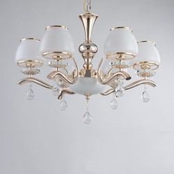 Chandelier Modern/Contemporary Electroplated Feature for Crystal Metal Living Room Bedroom /Office