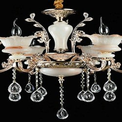 Modern/Contemporary Traditional/Classic Zinc Alloy Feature for Crystal Mini Style MetalLiving Room Dining Room Study Pendant Light