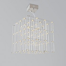 Modern Led Chandelier Light Stainless Steel 90-240V Lamp for Living Room Hotel Loft Lighting