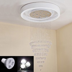 Contemporary LED Crystal Ceiling Pendant Lights Modern Chandeliers Home Hanging LED Lighting Chandelier Lamps Fixtures