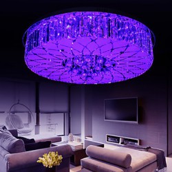 Flush Mount Crystal / LED Modern/Contemporary Living Room / Bedroom / Dining Room Metal