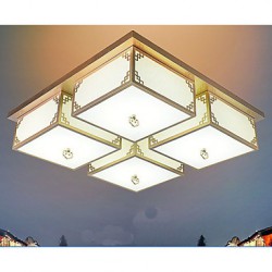 A new Chinese Style Living Room Lamps Iron Ceiling Lighting Atmosphere A