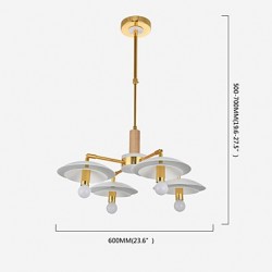 4 Light Mini Style Traditional/Classic Modern/Contemporary Chandelier