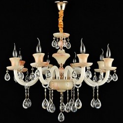 Modern/Contemporary Traditional/Classic Electroplated Feature for Crystal Mini Style MetalLiving Room Bedroom Dining Room Chandelier