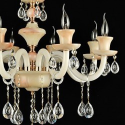 Modern/Contemporary Traditional/Classic Electroplated Feature for Crystal Mini Style MetalLiving Room Bedroom Dining Room Chandelier