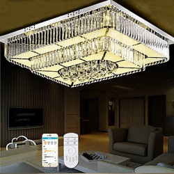 32W Modern/Contemporary LED Glass Flush Mount Living Room / Bedroom / Dining Room / Study Room/Office