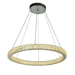 Dimmable LED Ring Ceiling Pendant Lights Modern Chandeliers Lighting Indoor Light Lamp with Remote Control