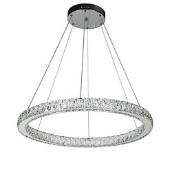 Dimmable LED Ring Ceiling Pendant Lights Modern Chandeliers Lighting Indoor Light Lamp with Remote Control