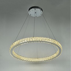 Dimmable LED Ring Ceiling Pendant Lights Modern Chandeliers Lighting Indoor Light Lamp with Remote Control